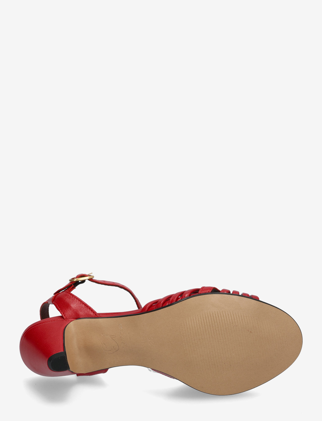 Anonymous Copenhagen - Hermine - sandaler med hæl - shiny lamb ruby red - 5