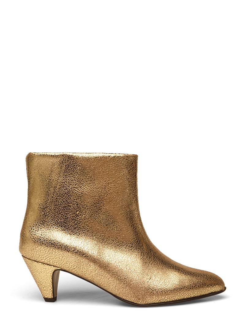 Anonymous Copenhagen - Hilly 50 stiletto - enkellaarsjes met hak - crackled metallic goat gold - 1