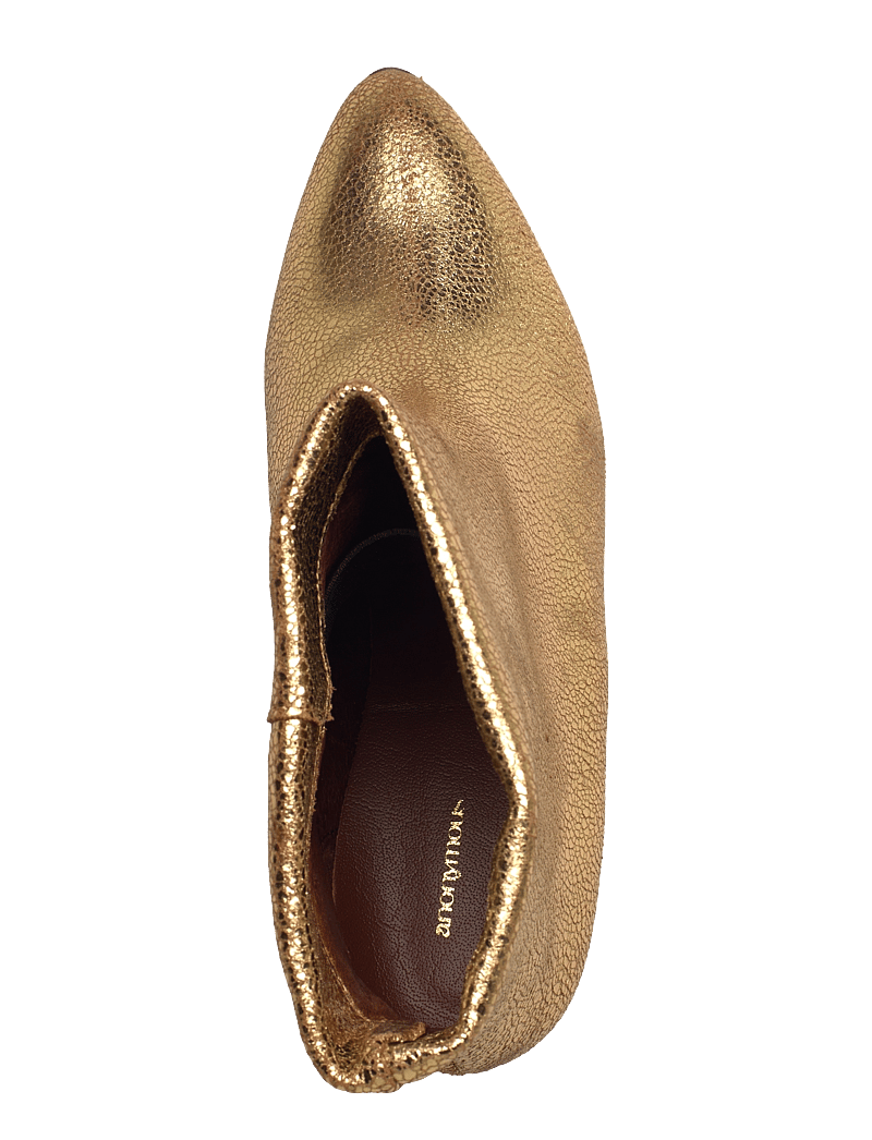 Anonymous Copenhagen - Hilly 50 stiletto - enkellaarsjes met hak - crackled metallic goat gold - 3