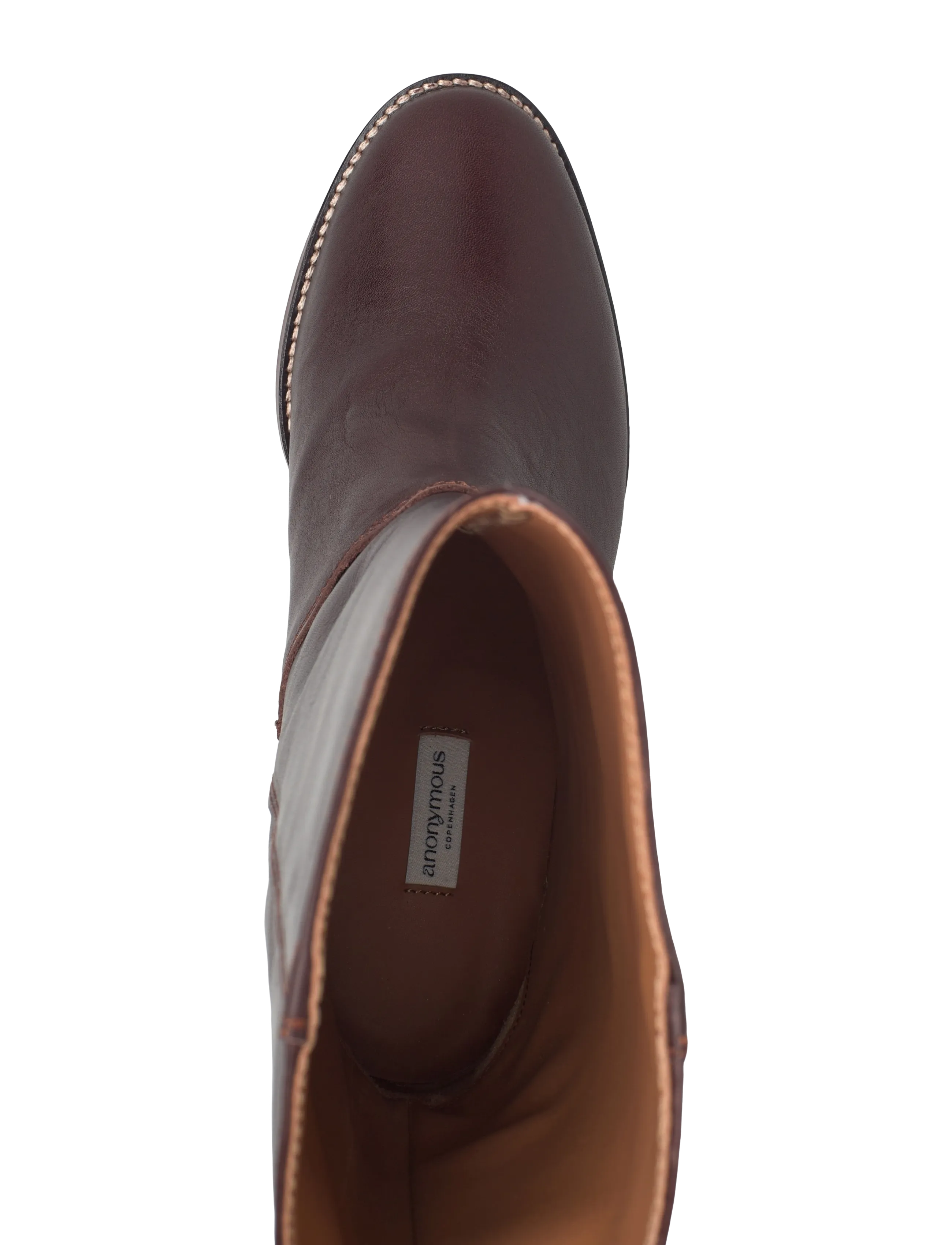 Anonymous Copenhagen - Hirah 55 - kõrge konts - vegetal soft calf coffee brown - 3
