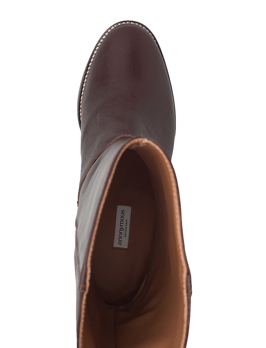 Anonymous Copenhagen - Hirah 55 - bottines à talons - vegetal soft calf coffee brown - 3