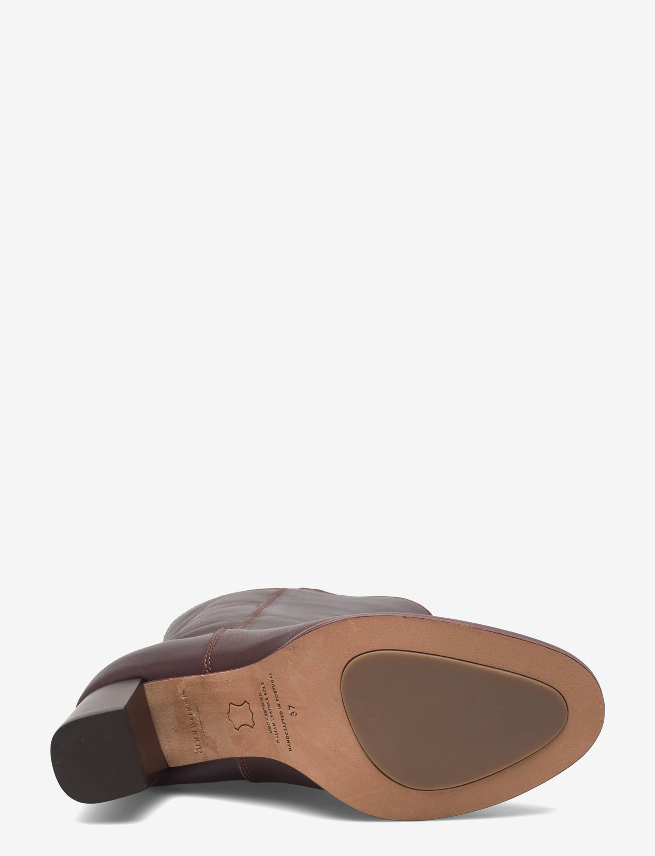 Anonymous Copenhagen - Hirah 55 - Öklastígvél með hæl - vegetal soft calf coffee brown - 4