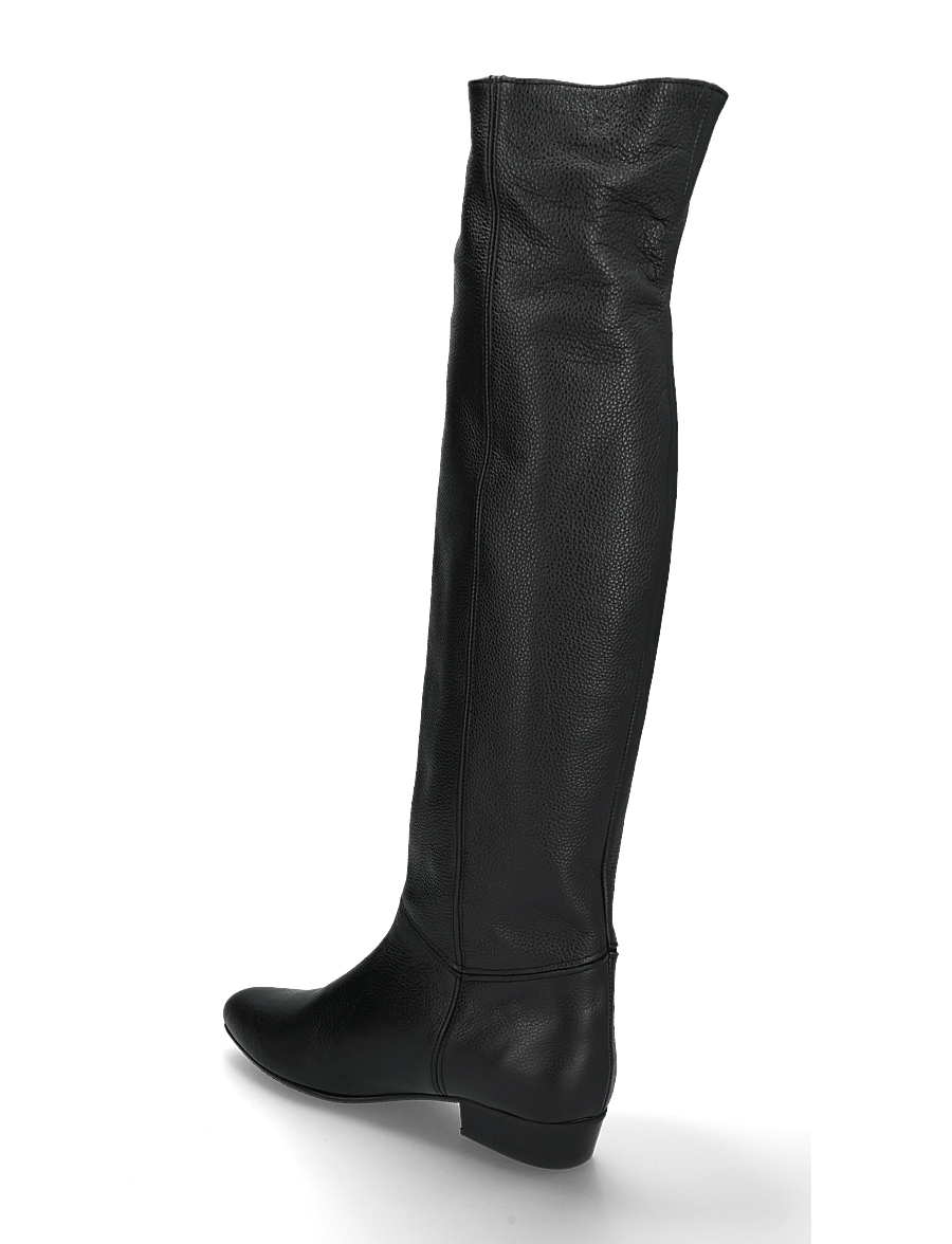 Anonymous Copenhagen - Jadah 20 - overknee-stiefel - pebbled soft calf & suede leather black - 1