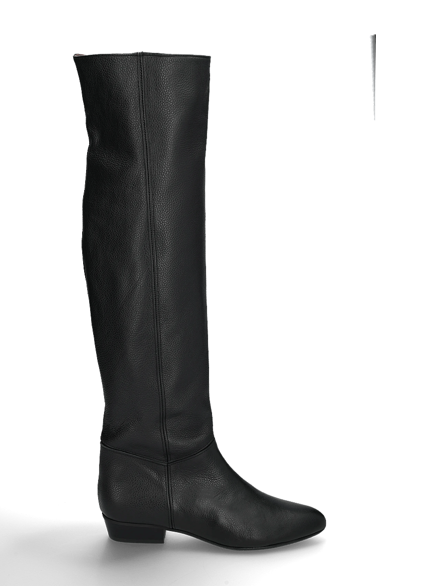 Anonymous Copenhagen - Jadah 20 - overknee-stiefel - pebbled soft calf & suede leather black - 2