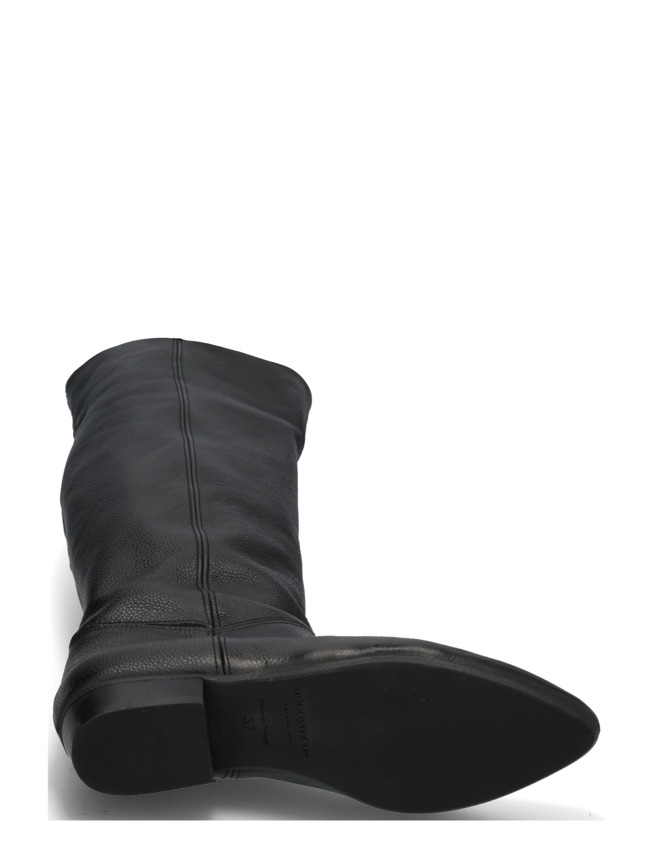 Anonymous Copenhagen - Jadah 20 - põlveni saapad - pebbled soft calf & suede leather black - 4