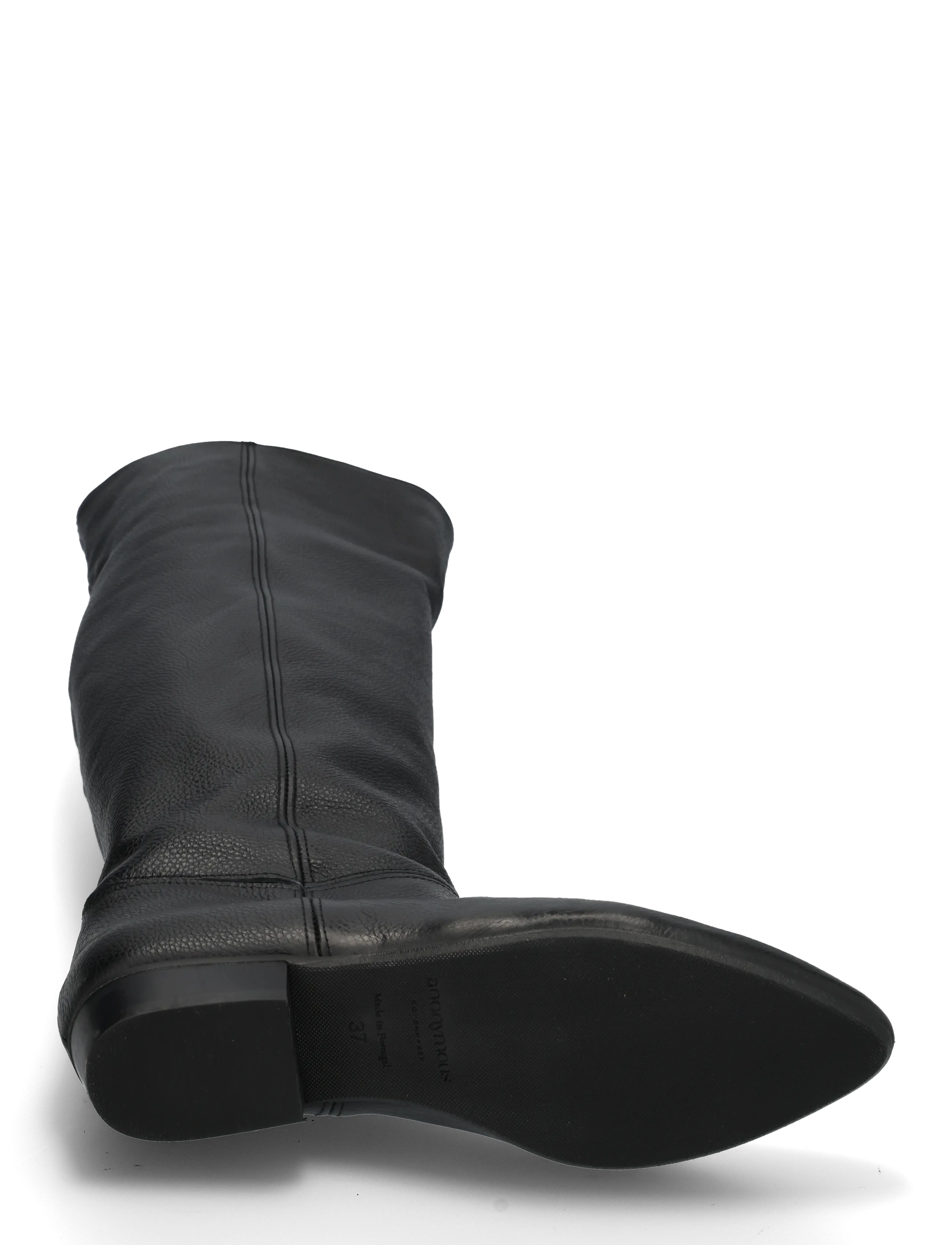 Anonymous Copenhagen - Jadah 20 - overknee-stiefel - pebbled soft calf & suede leather black - 4