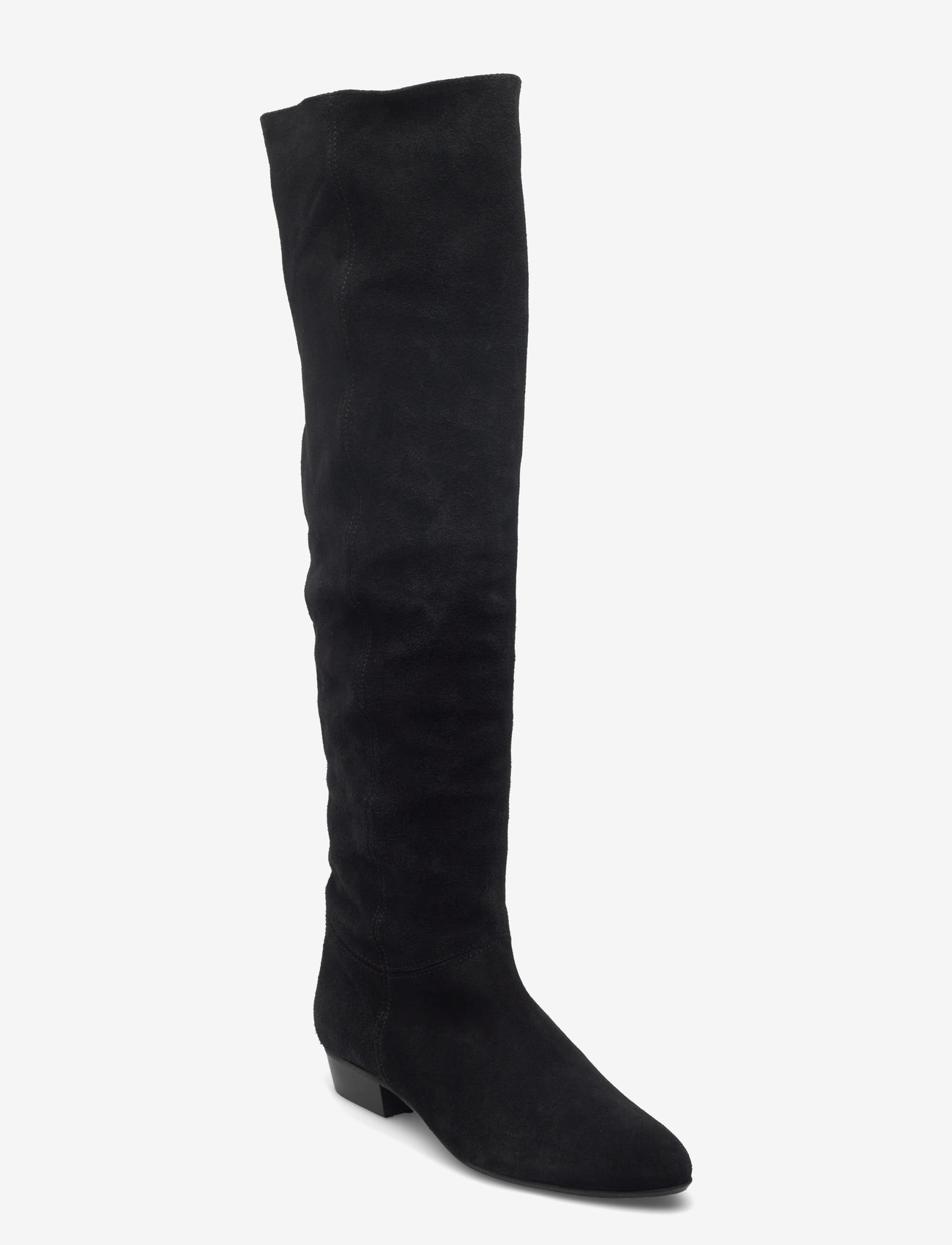 Anonymous Copenhagen - Jadah 20 - knee high boots - calf suede & sleek leather black - 0