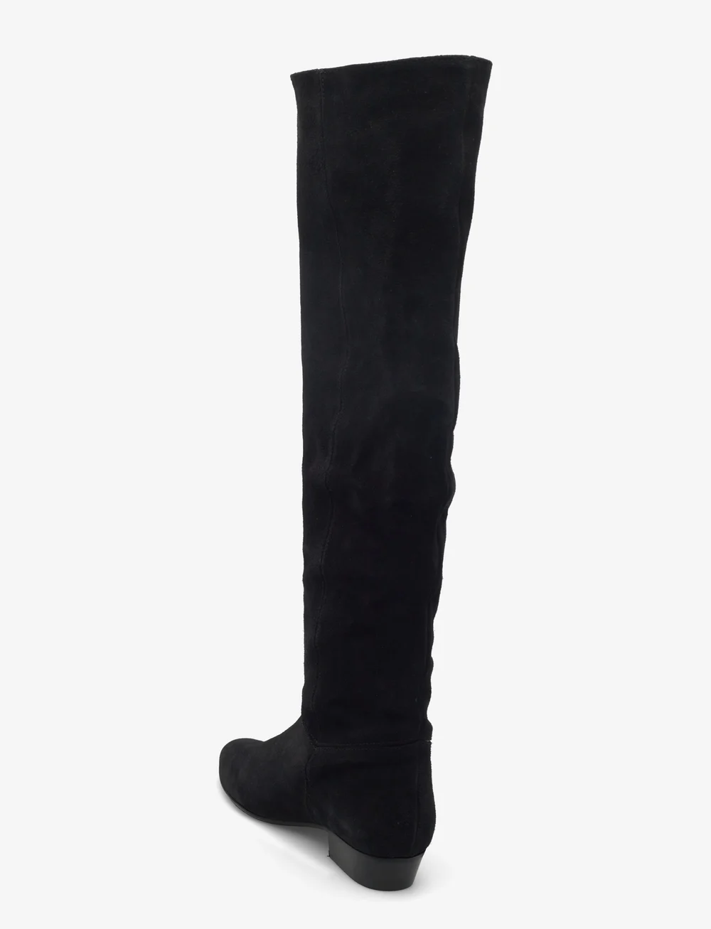 Anonymous Copenhagen - Jadah 20 - pika säärega saapad - calf suede & sleek leather black - 2