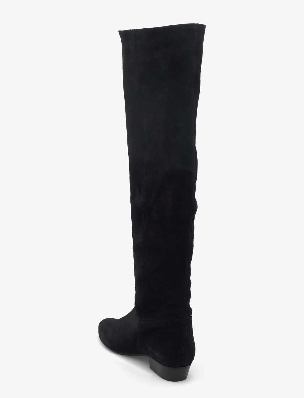 Anonymous Copenhagen - Jadah 20 - pika säärega saapad - calf suede & sleek leather black - 4