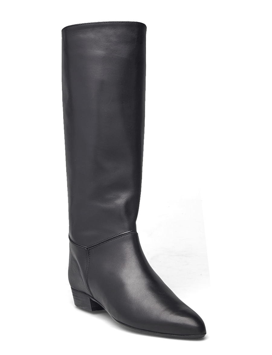Anonymous Copenhagen - Jasmina 20 - langskaftede støvler - soft calf & calf suede black - 0