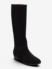 Anonymous Copenhagen - Jasmina 20 - langskaftede støvler - calf suede & sleek leather black - 0