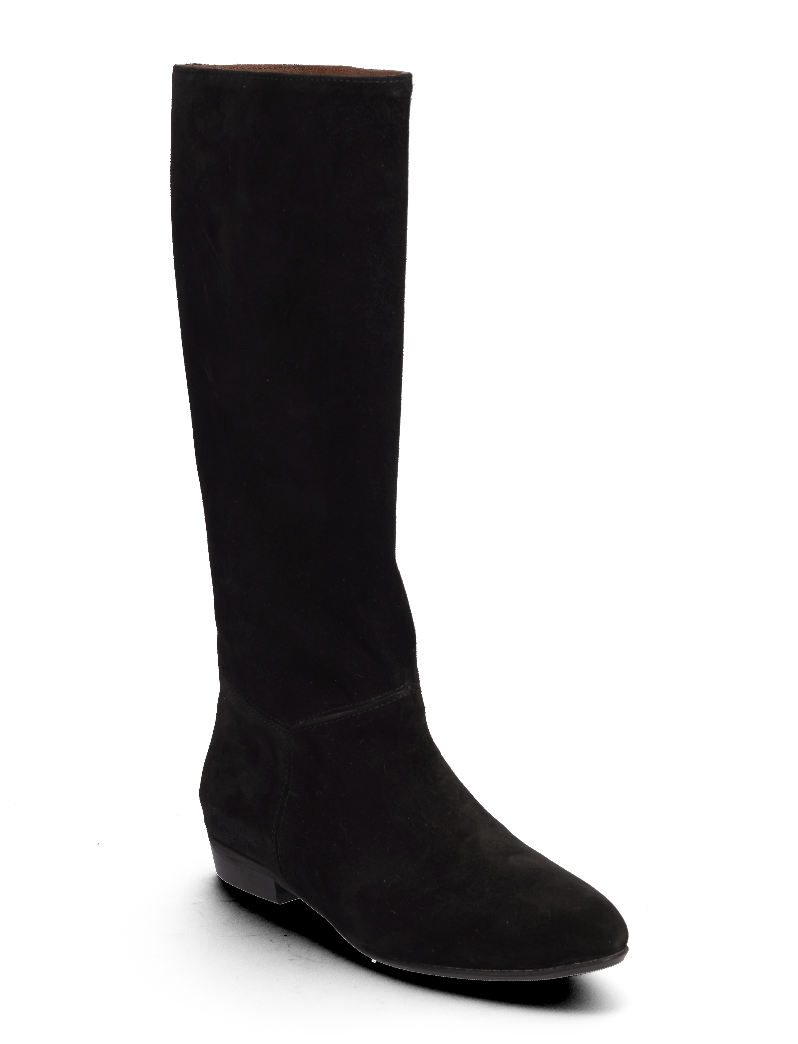 Anonymous Copenhagen - Jasmina 20 - há stígvél - calf suede & sleek leather black - 0