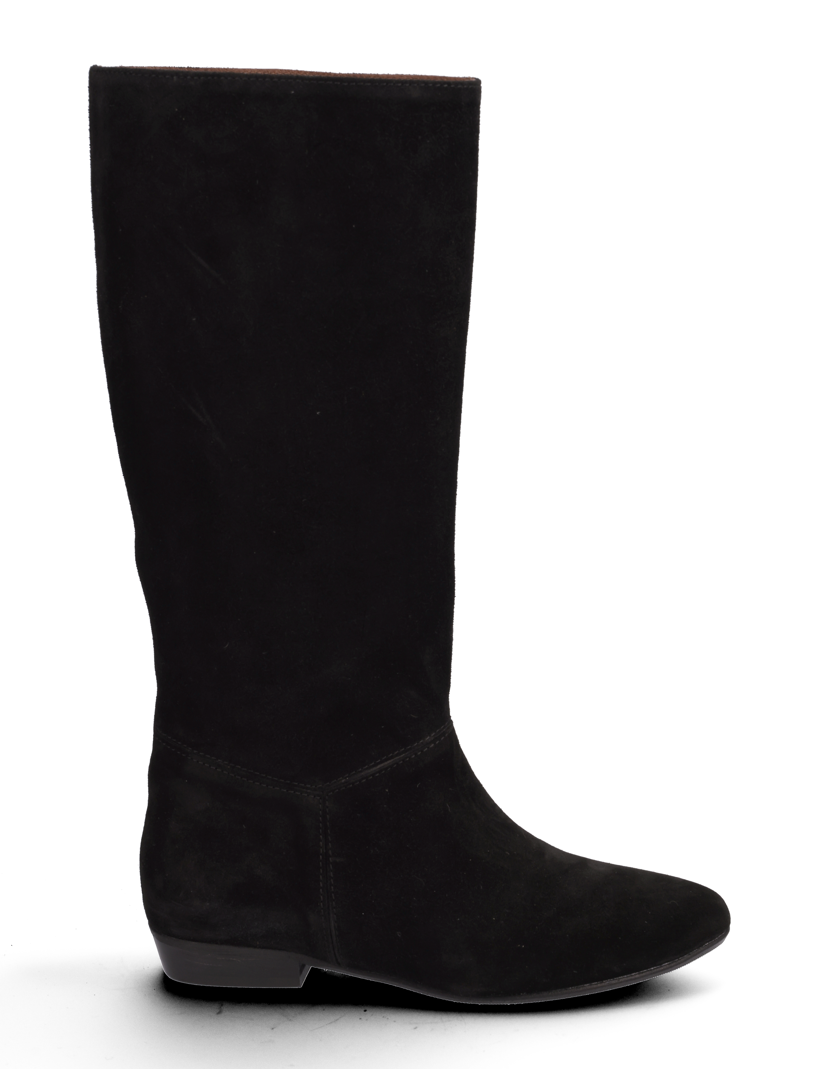 Anonymous Copenhagen - Jasmina 20 - há stígvél - calf suede & sleek leather black - 1