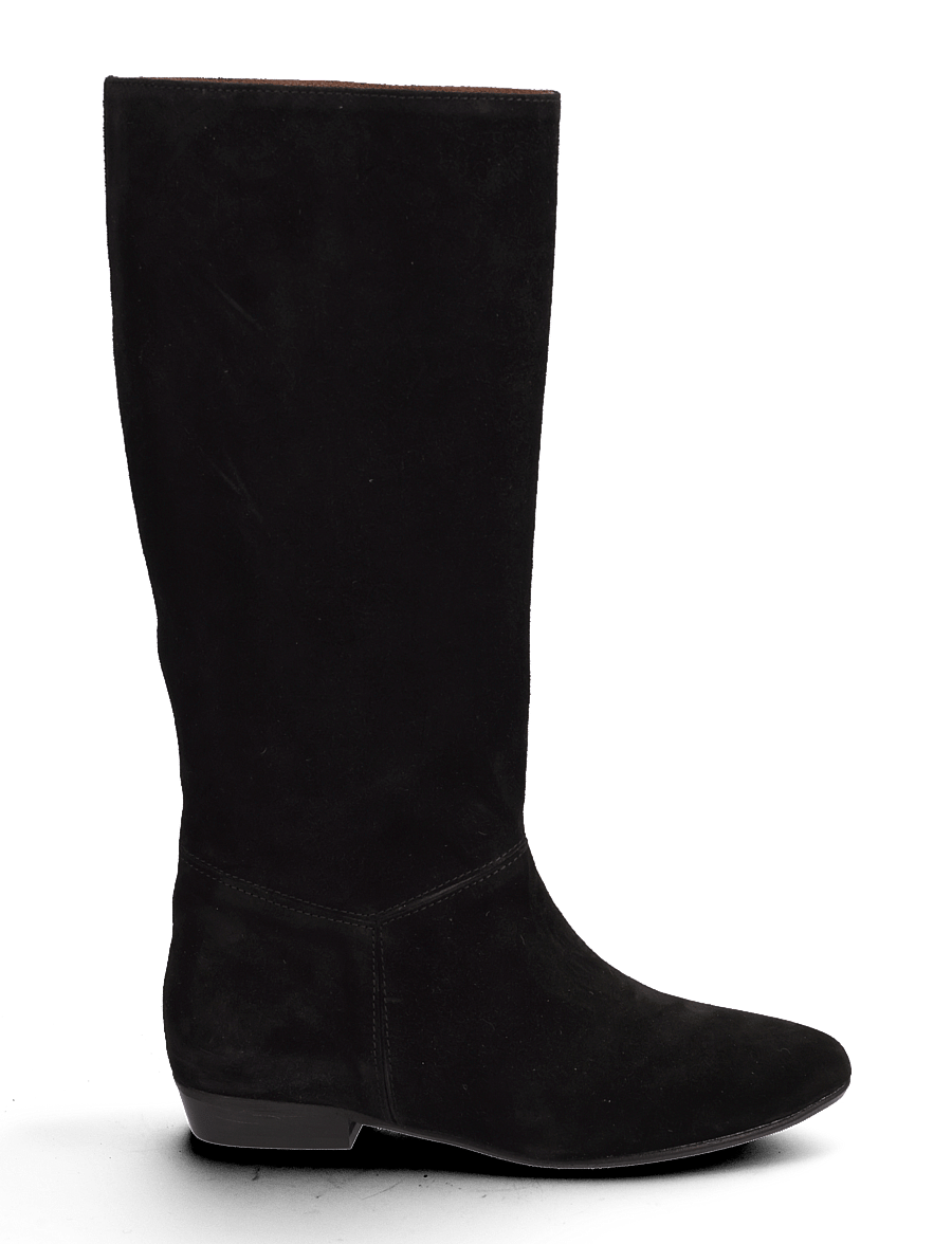 Anonymous Copenhagen - Jasmina 20 - há stígvél - calf suede & sleek leather black - 1