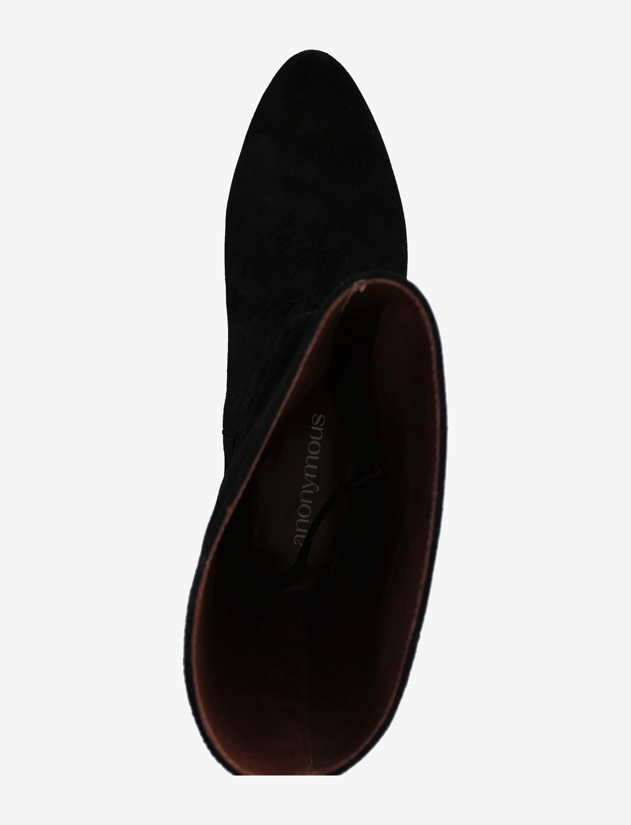 Anonymous Copenhagen - Jasmina 20 - knähöga stövlar - calf suede & sleek leather black - 3