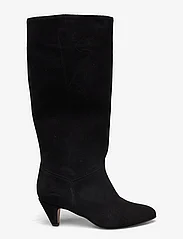 Anonymous Copenhagen - Jasmina 50 stiletto - langskaftede støvler - calf suede & sleek leather black - 1