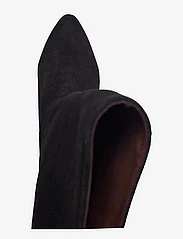Anonymous Copenhagen - Jasmina 50 stiletto - langskaftede støvler - calf suede & sleek leather black - 3