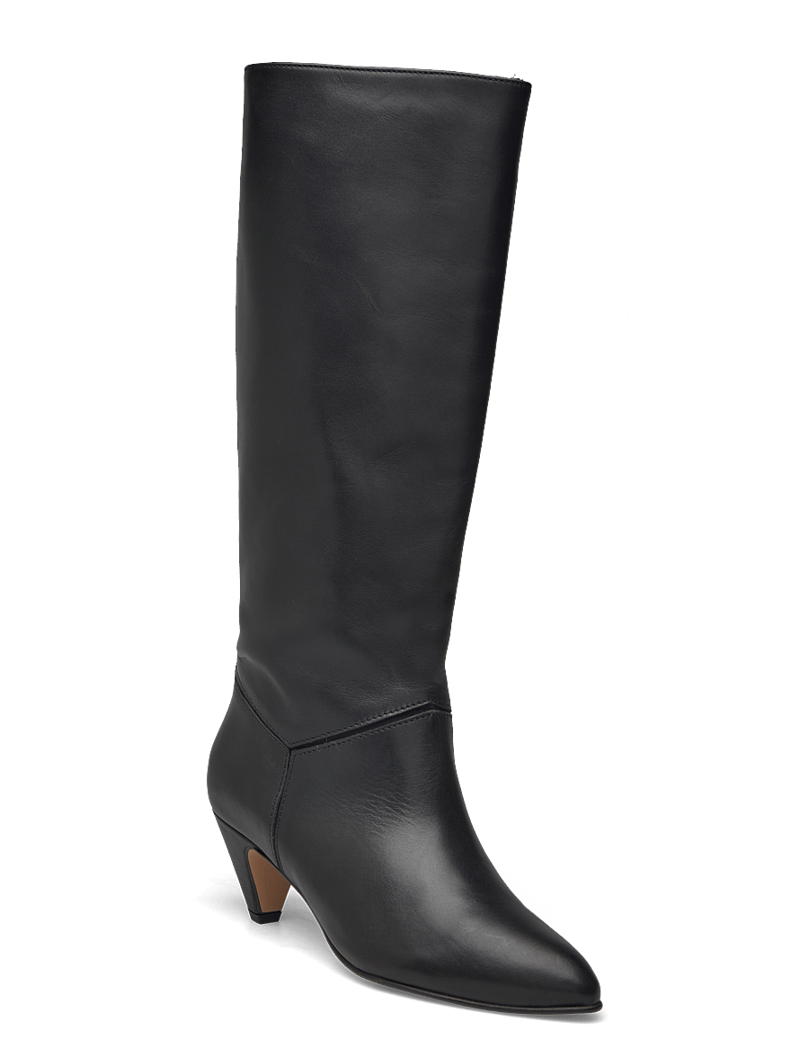 Anonymous Copenhagen - Jasmina 50 stiletto - knee high boots - soft calf & calf suede black - 0