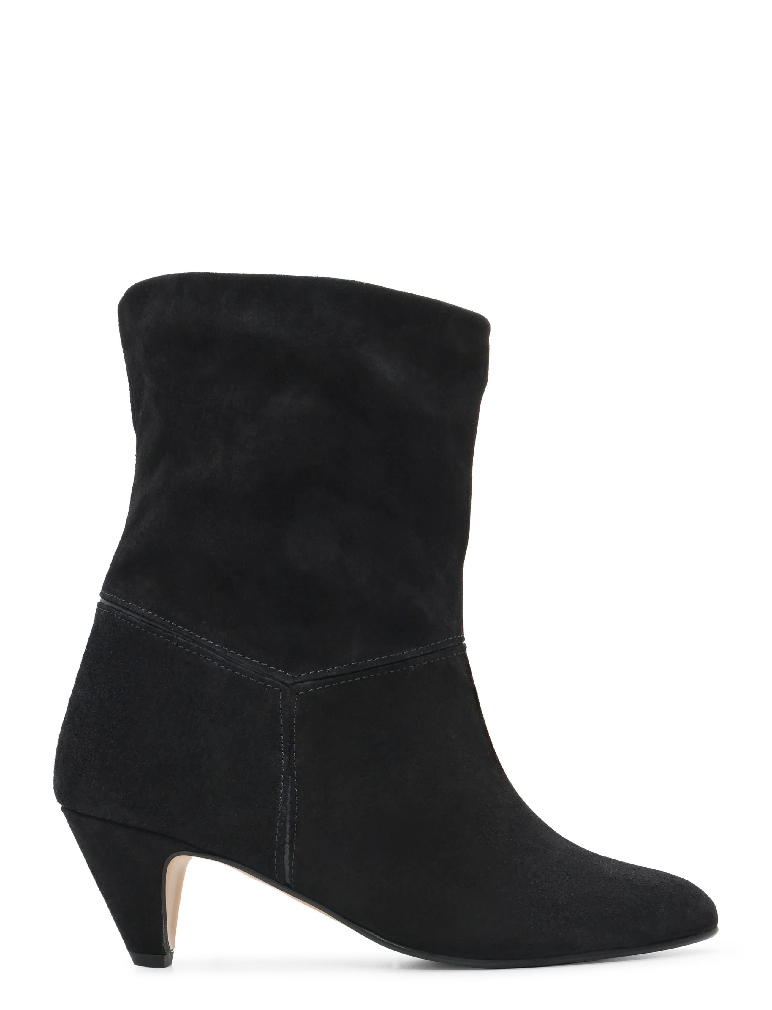 Anonymous Copenhagen Jassi 50 stiletto - Stiefel - CALF SUEDE & SLEEK LEATHER BLACK / black