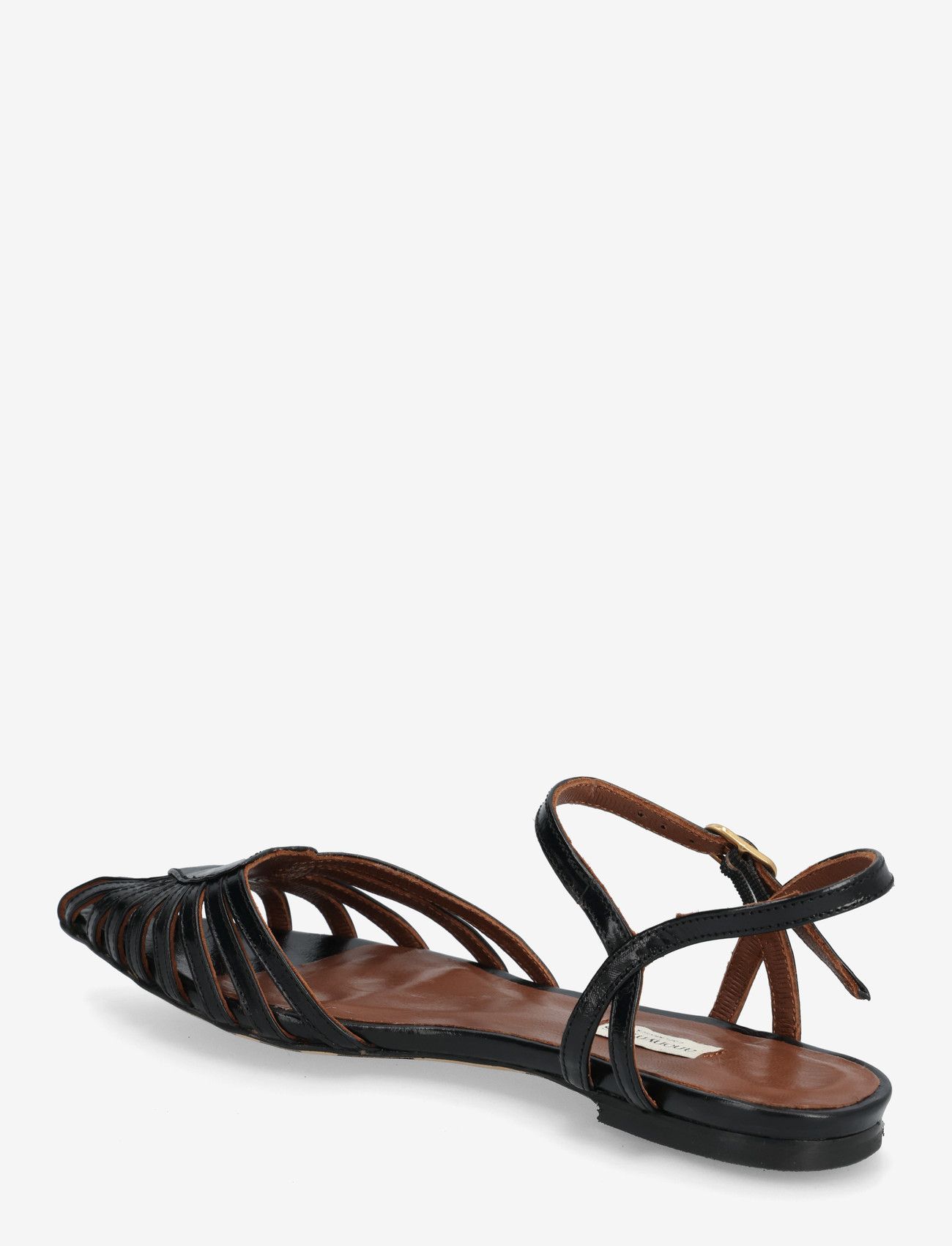 Anonymous Copenhagen - Keesha 10 - kontsata sandaalid - crinkled polished goat black - 2