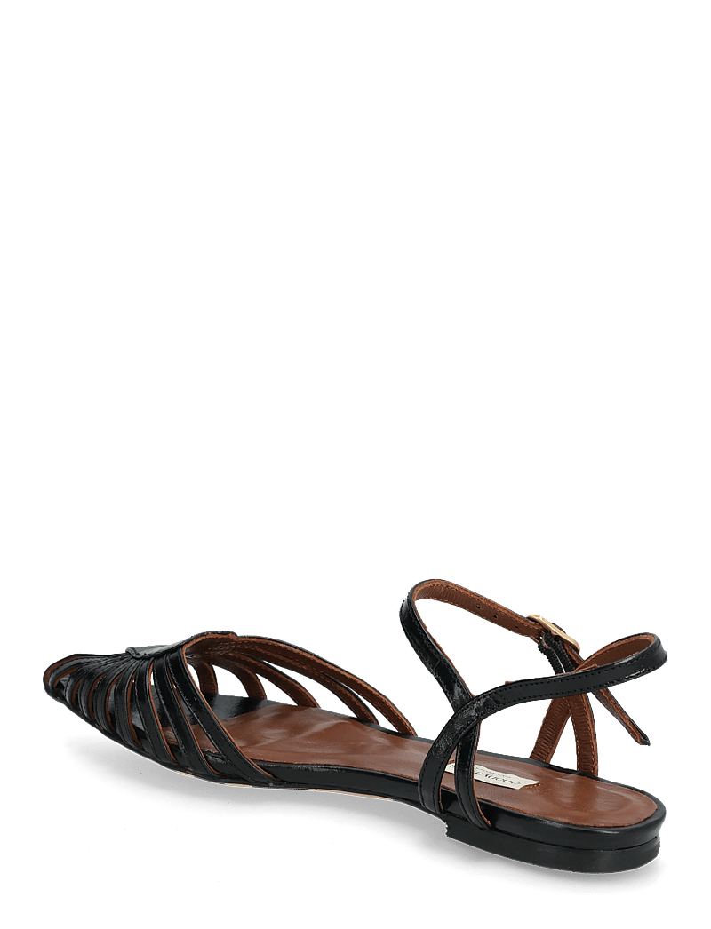 Anonymous Copenhagen - Keesha 10 - kontsata sandaalid - crinkled polished goat black - 2