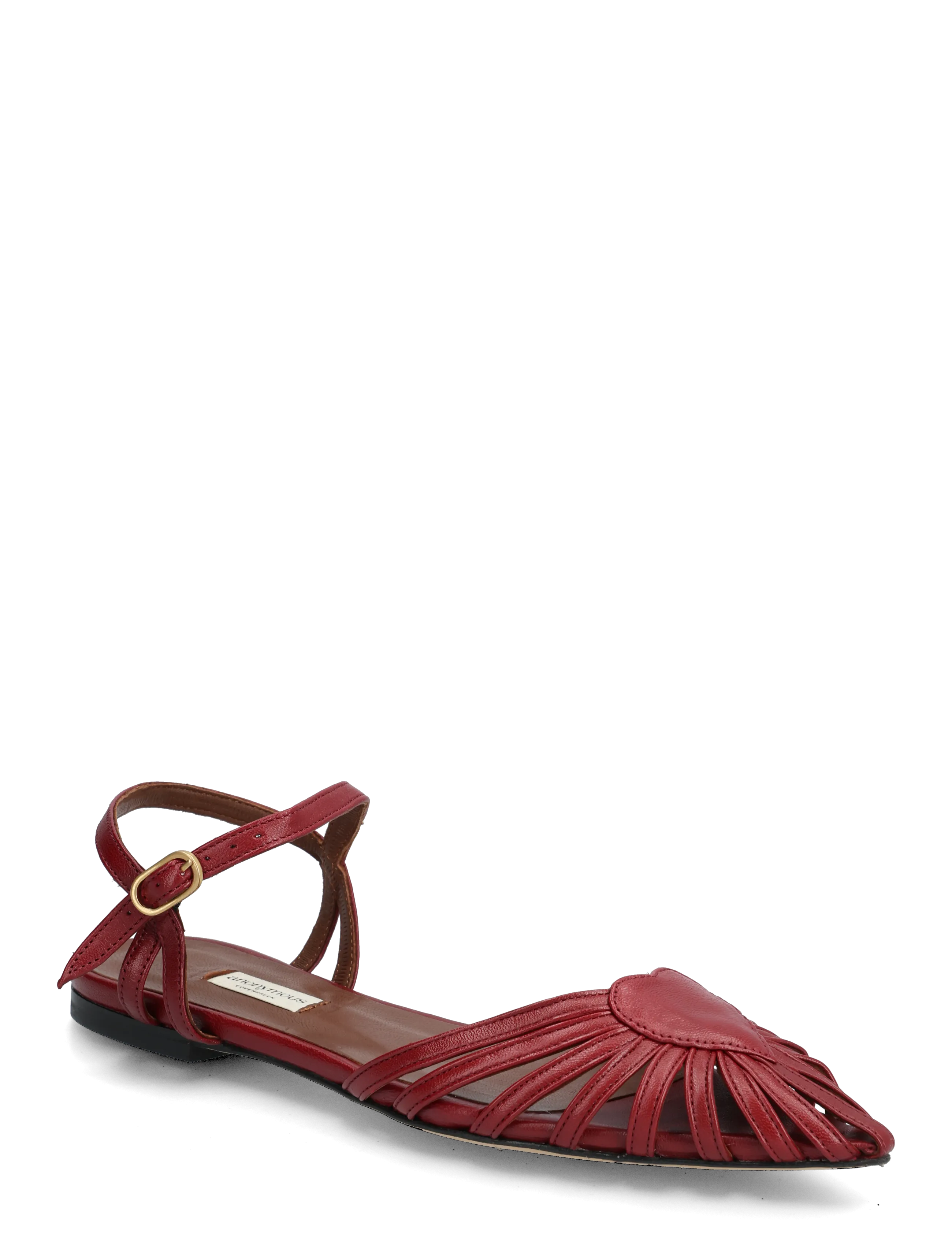 Anonymous Copenhagen Keesha 10 - Sandaler - SHINY LAMB POMEGRANATE / burgundy