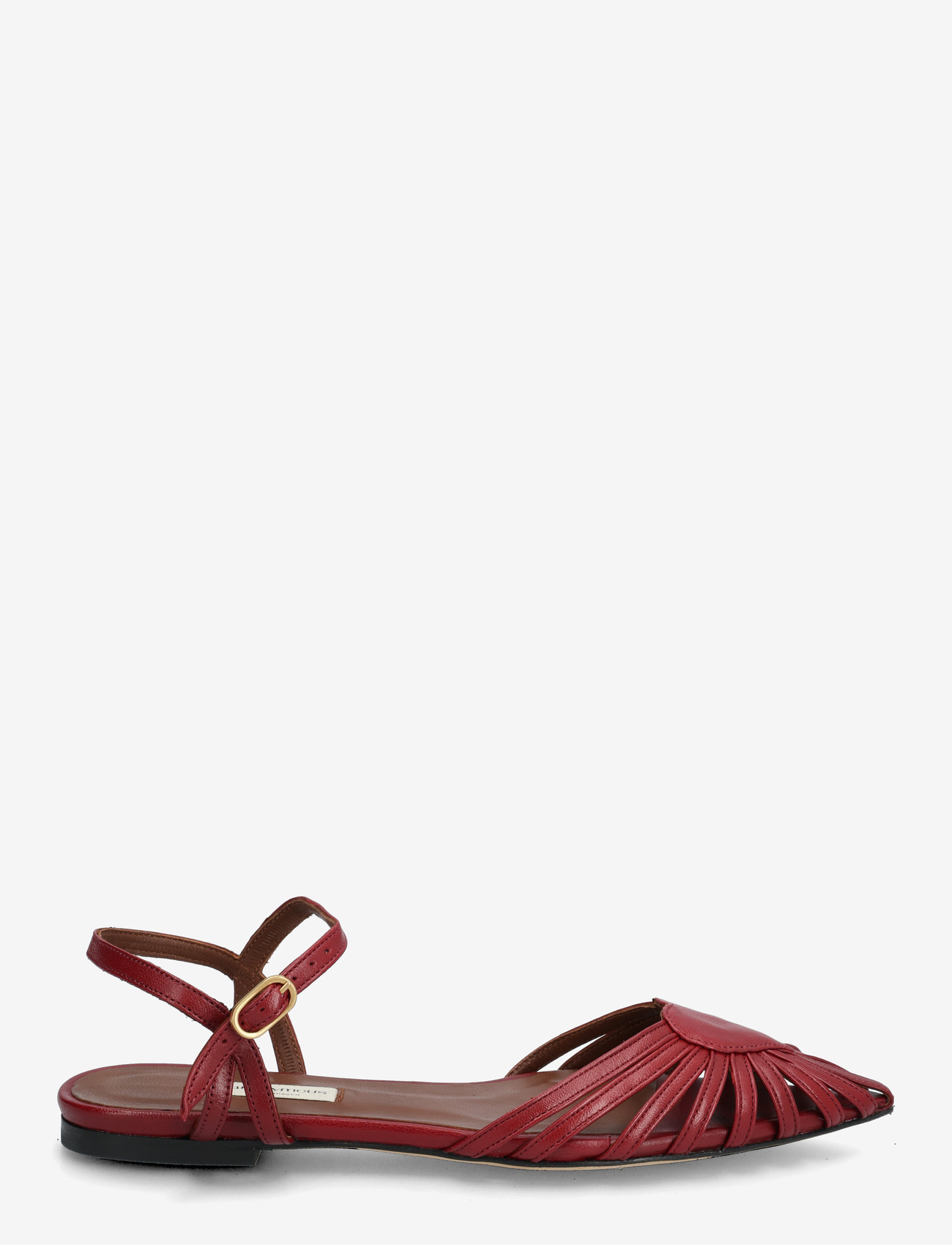 Anonymous Copenhagen - Keesha 10 - flache sandalen - shiny lamb pomegranate - 1