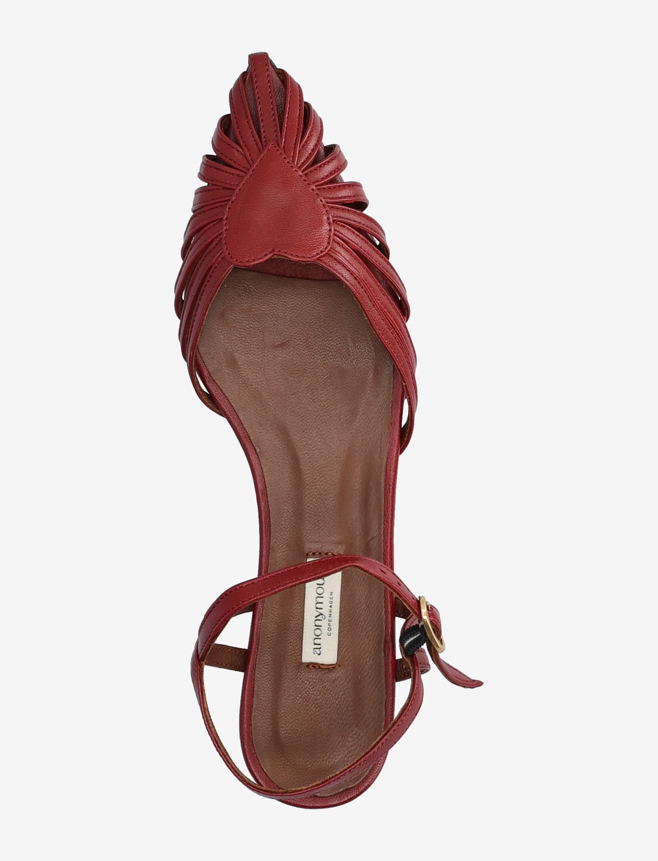 Anonymous Copenhagen - Keesha 10 - flache sandalen - shiny lamb pomegranate - 3