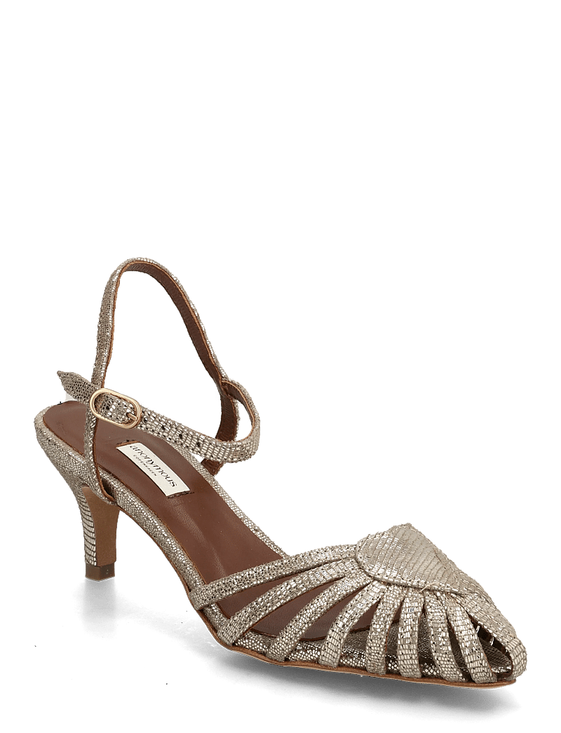 Anonymous Copenhagen - Keesha 55 - sandaletten - lizard metallic goat vintage champagne - 0