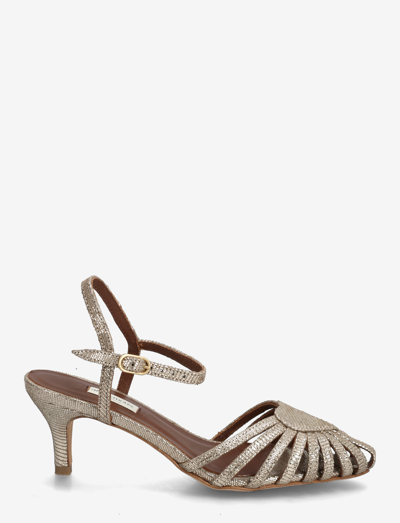 Anonymous Copenhagen - Keesha 55 - sandaletten - lizard metallic goat vintage champagne - 1