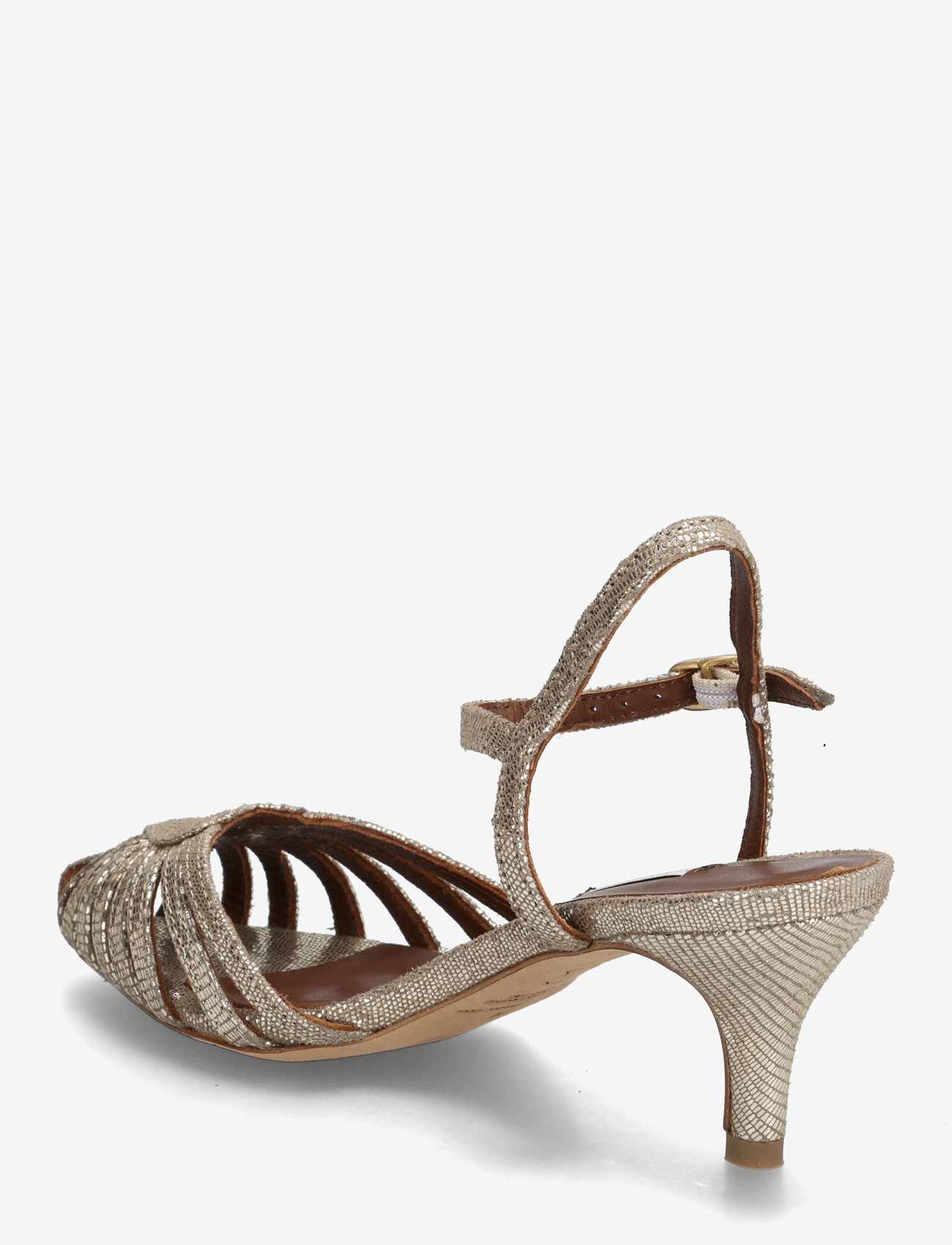 Anonymous Copenhagen - Keesha 55 - sandaletten - lizard metallic goat vintage champagne - 2