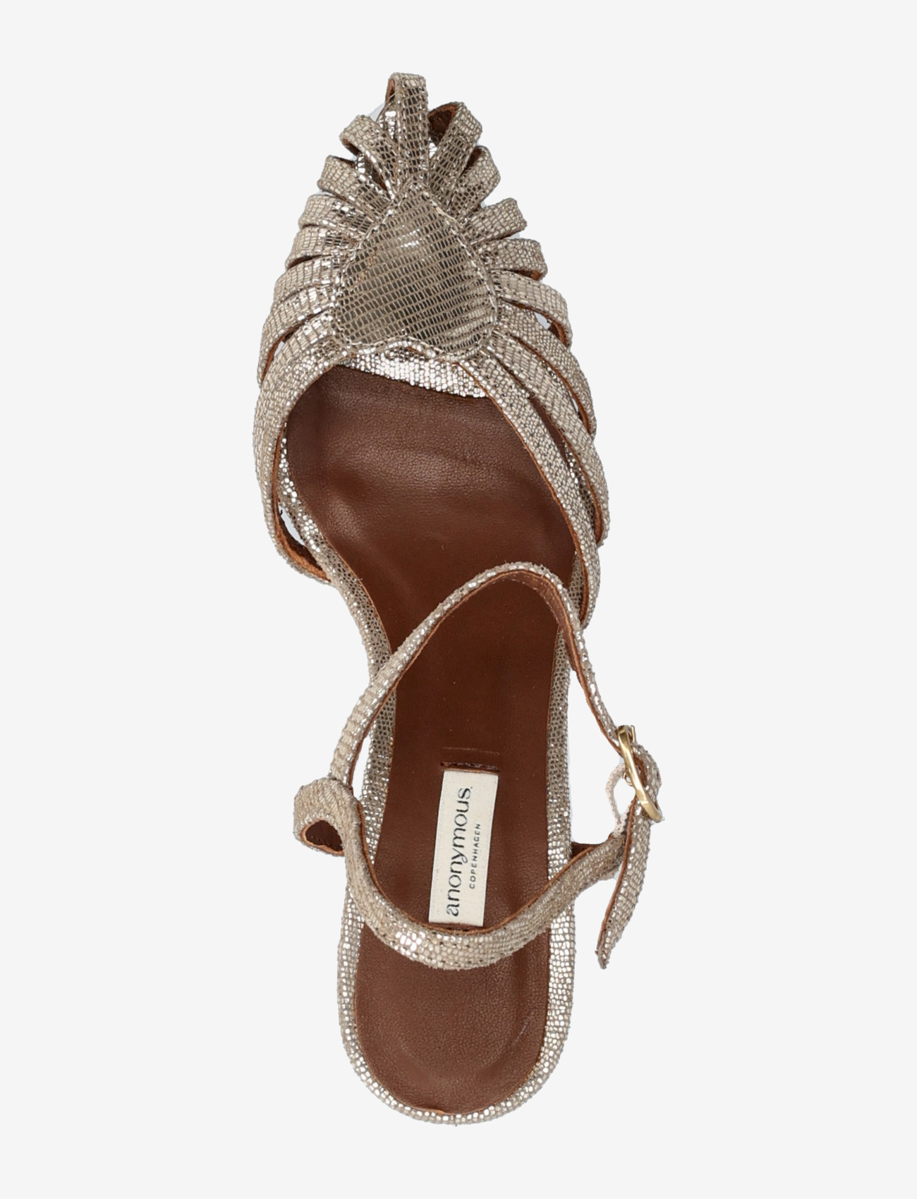 Anonymous Copenhagen - Keesha 55 - sandaletten - lizard metallic goat vintage champagne - 3