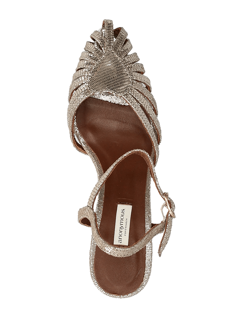 Anonymous Copenhagen - Keesha 55 - sandaletten - lizard metallic goat vintage champagne - 3