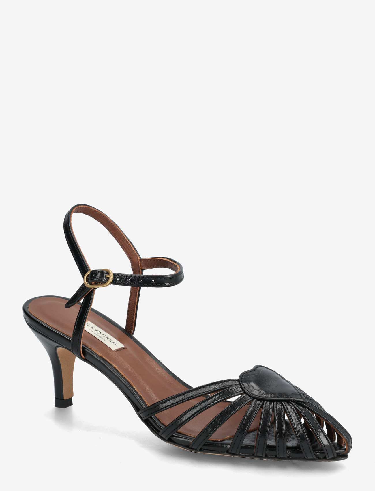 Anonymous Copenhagen - Keesha 55 - sandaletten - crinkled polished goat black - 0