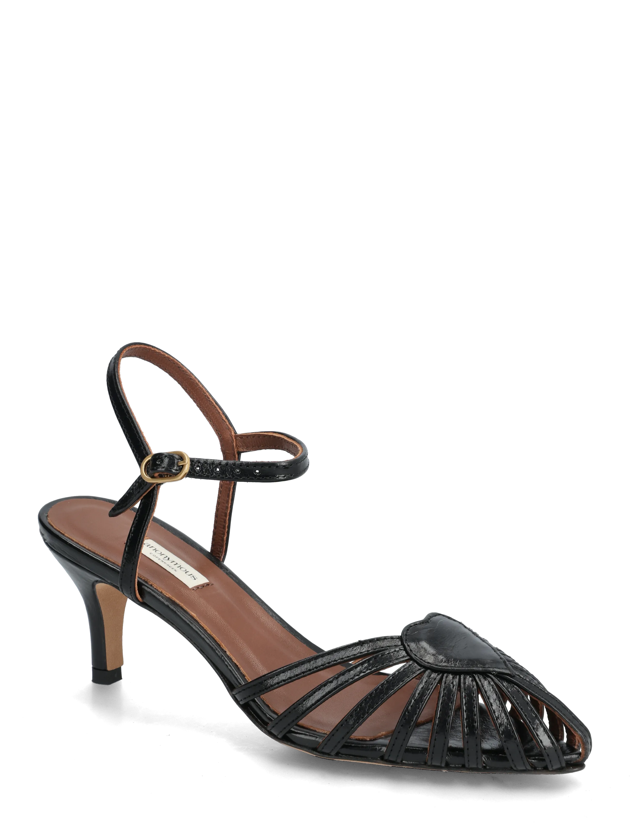 Keesha 55 - CRINKLED POLISHED GOAT BLACK