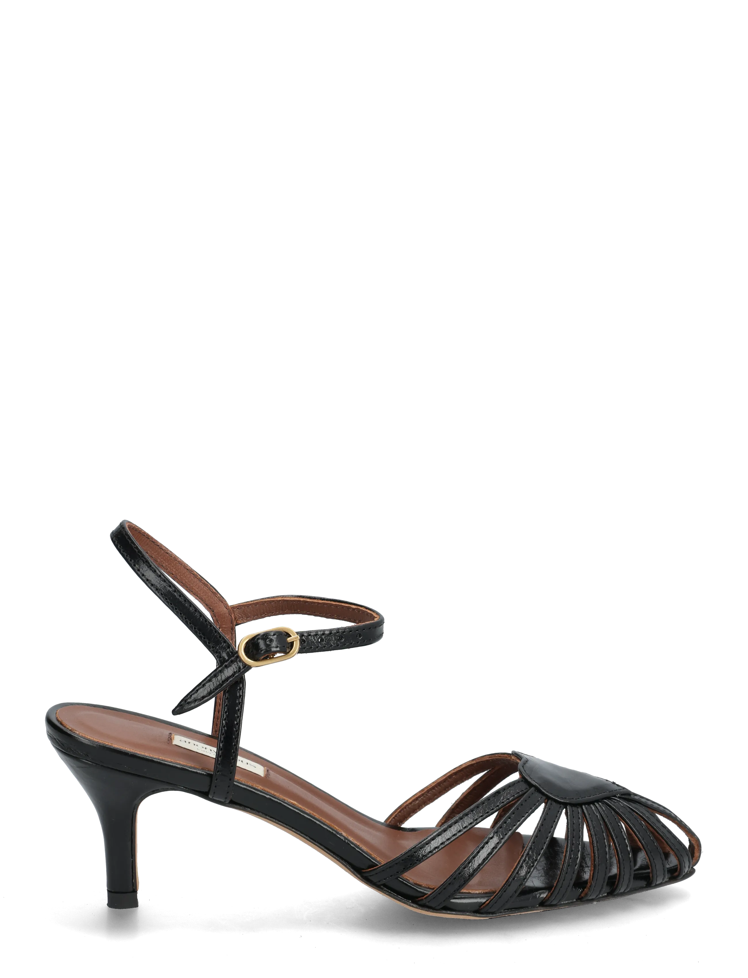 Anonymous Copenhagen - Keesha 55 - sandaletter - crinkled polished goat black - 1