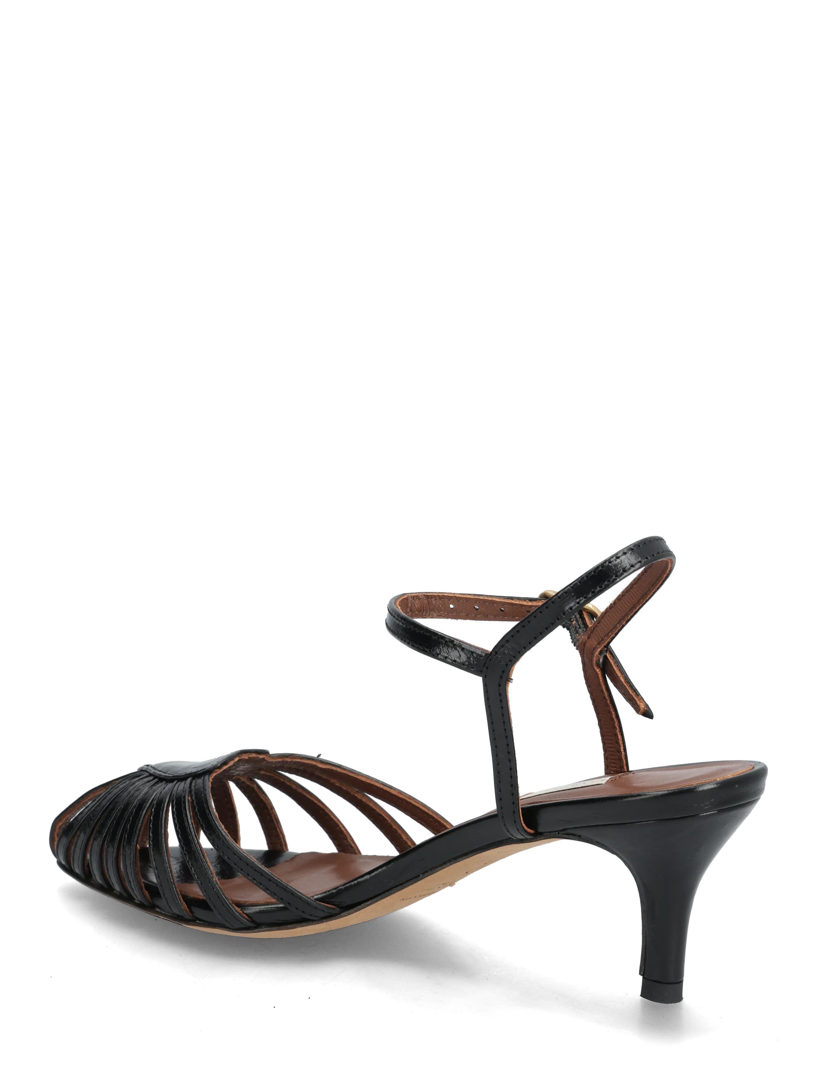 Anonymous Copenhagen - Keesha 55 - sandaletter - crinkled polished goat black - 2