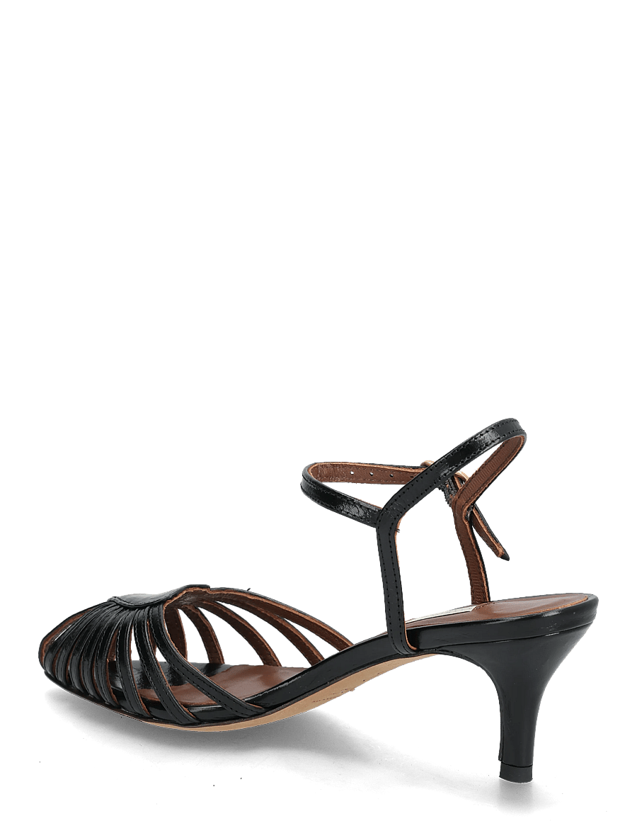 Anonymous Copenhagen - Keesha 55 - sandaletter - crinkled polished goat black - 2