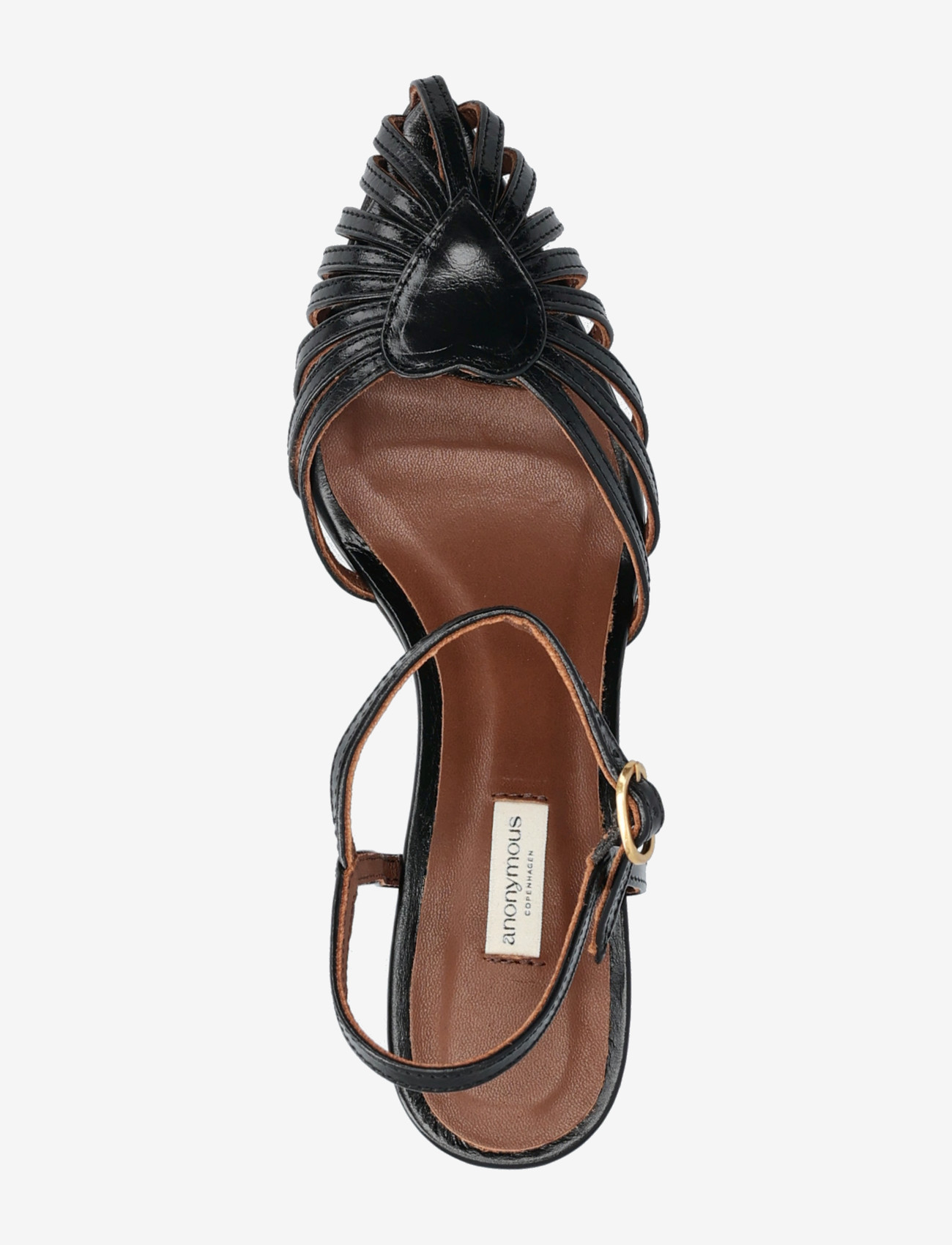 Anonymous Copenhagen - Keesha 55 - sandaletten - crinkled polished goat black - 3