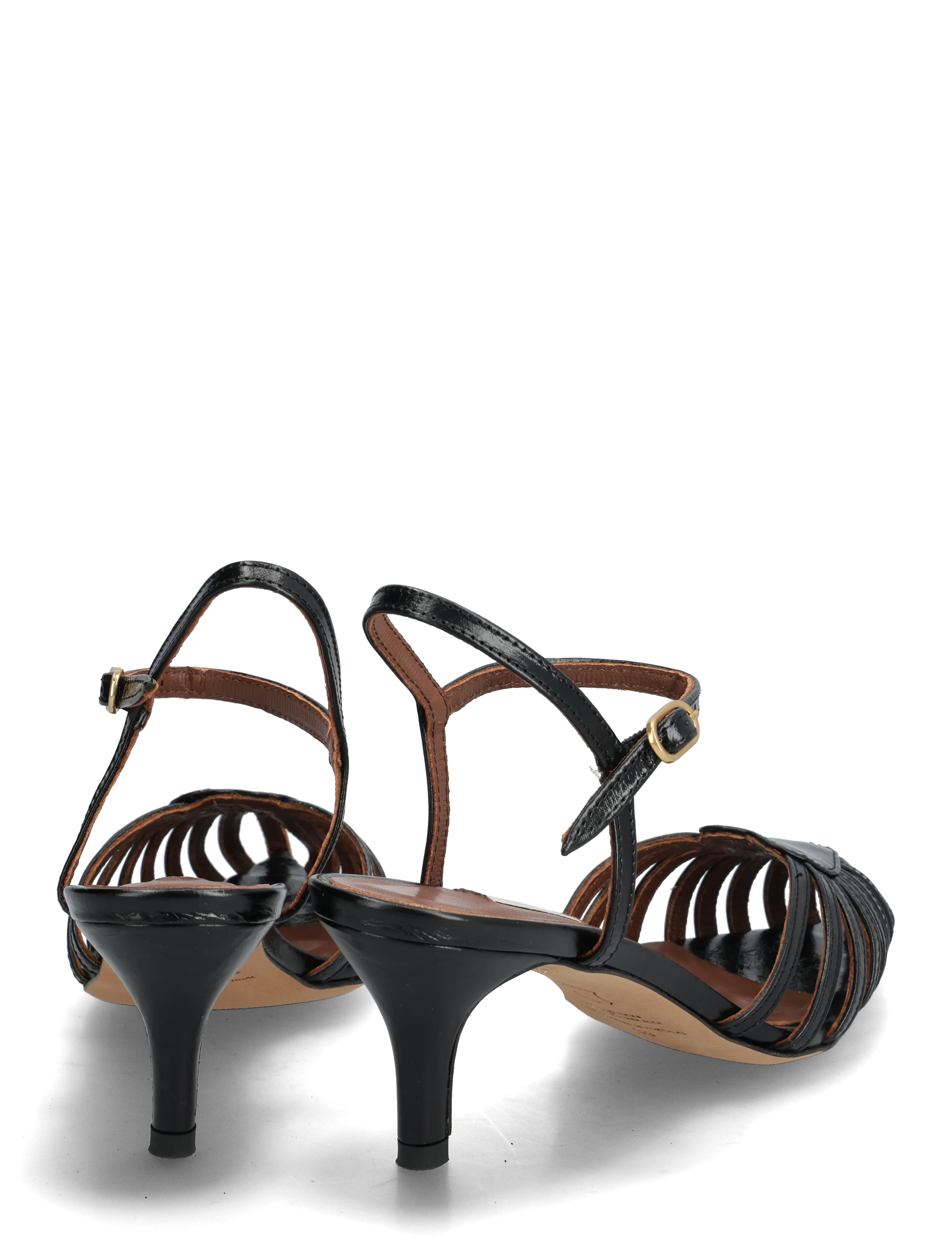 Anonymous Copenhagen - Keesha 55 - sandaletter - crinkled polished goat black - 4