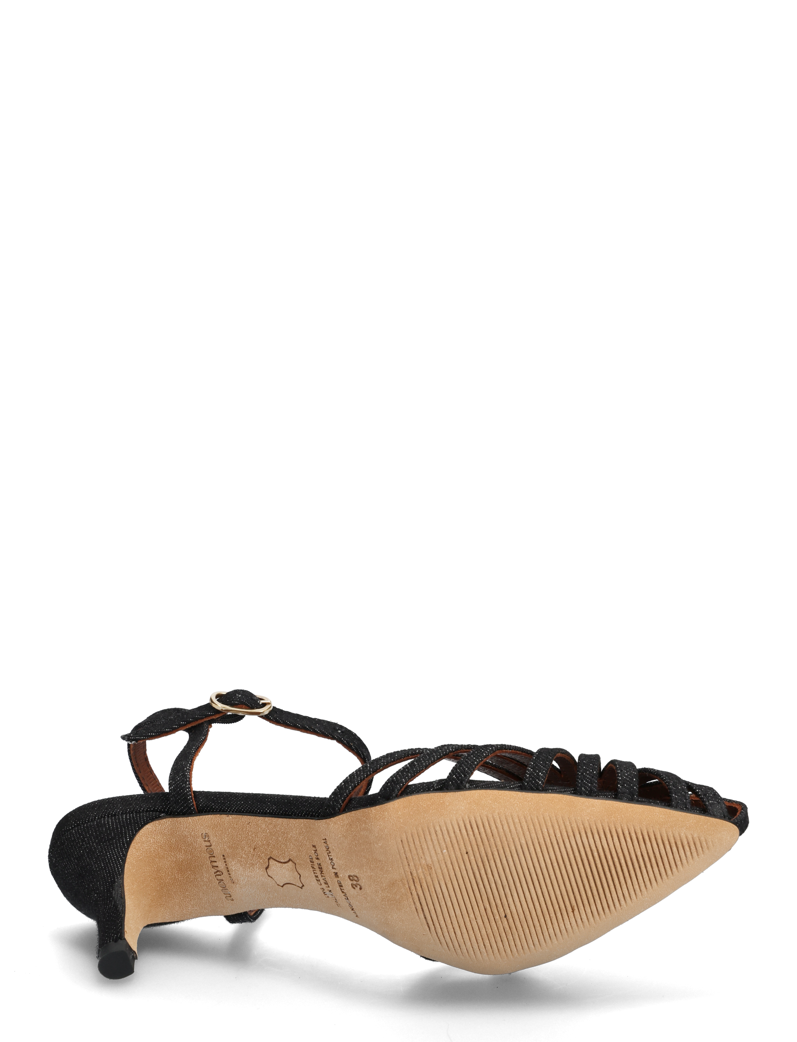 Anonymous Copenhagen - Keesha 55 - sandaletter - denim off black - 4
