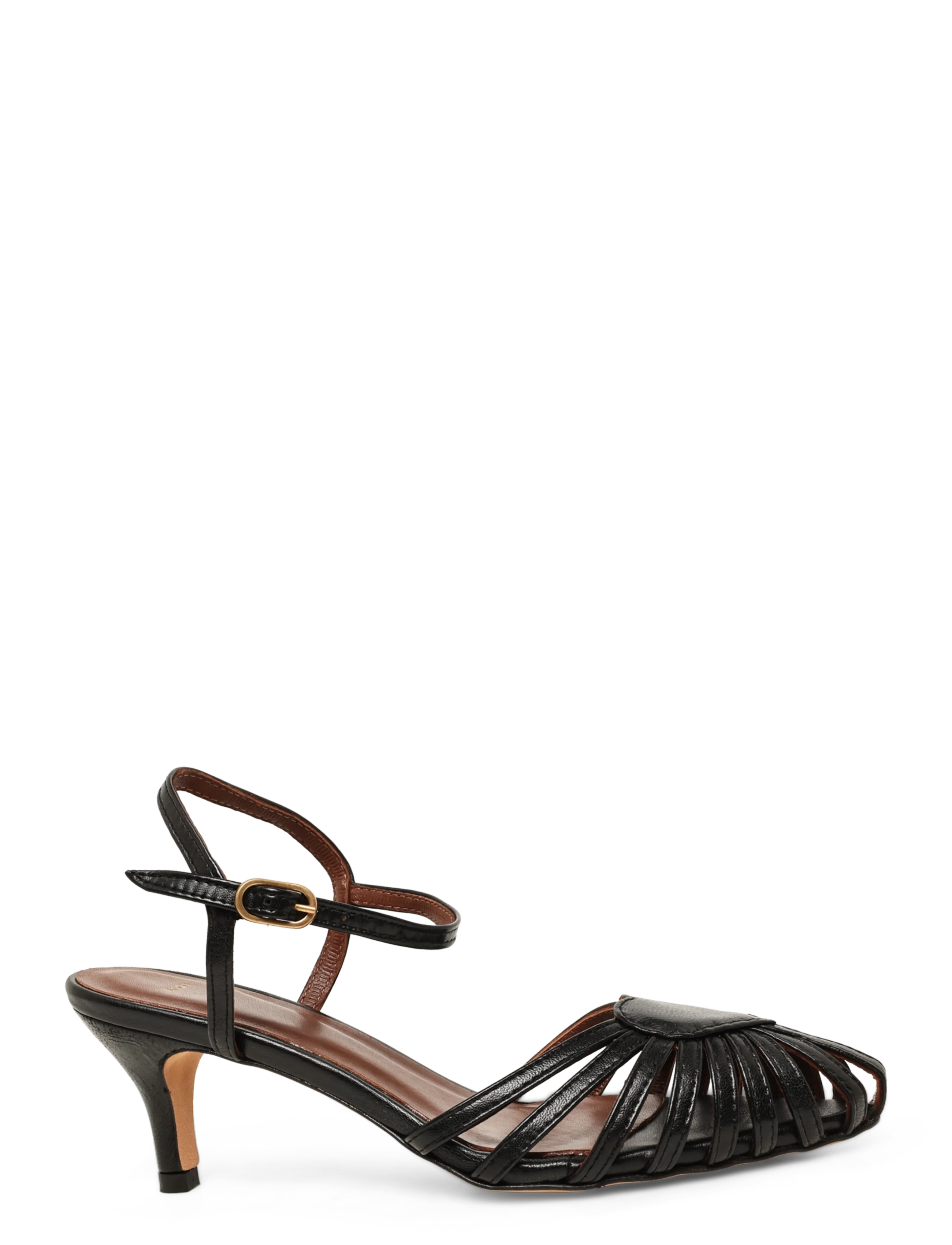 Anonymous Copenhagen - Keesha 55 - kontsaga sandaalid - shiny lamb black - 3