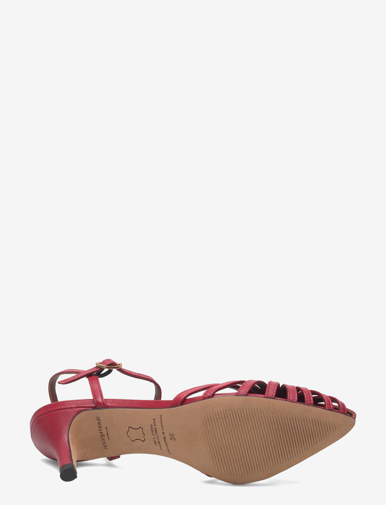 Anonymous Copenhagen - Keesha 55 - sandaletter - shiny lamb ruby red - 5