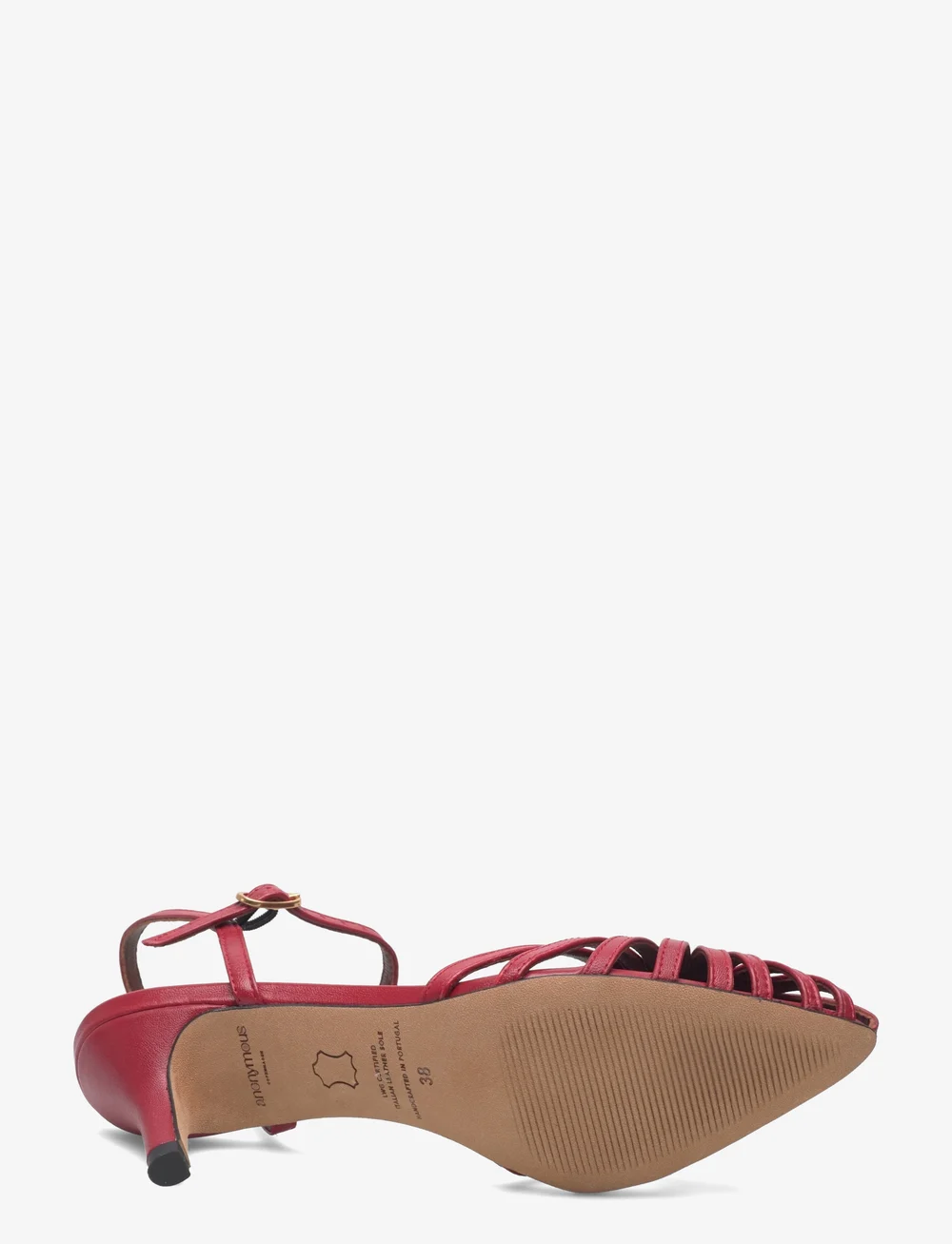 Anonymous Copenhagen - Keesha 55 - sandaletter - shiny lamb ruby red - 5