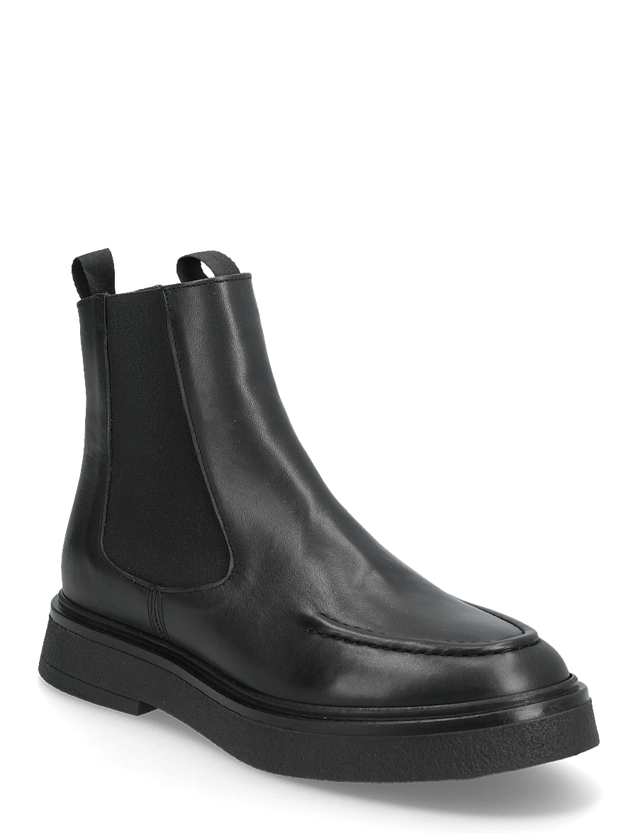 Anonymous Copenhagen - Kikie flat platform - chelsea boots - soft calf & sole black & black - 1
