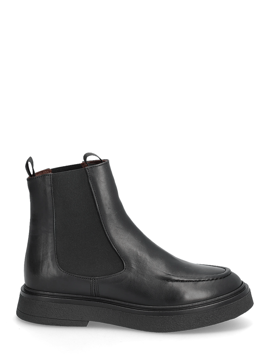 Anonymous Copenhagen - Kikie flat platform - chelsea boots - soft calf & sole black & black - 2
