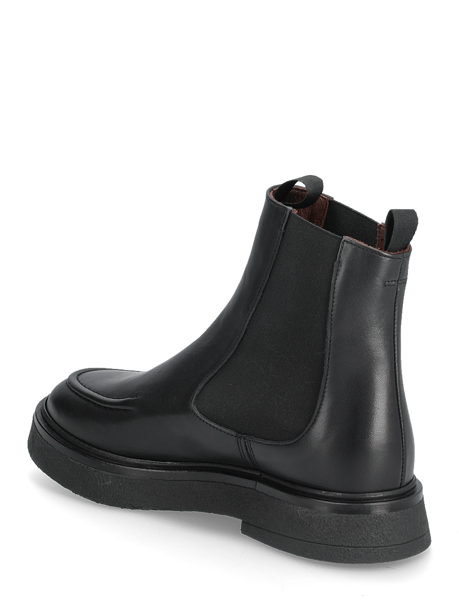 Anonymous Copenhagen - Kikie flat platform - chelsea boots - soft calf & sole black & black - 3