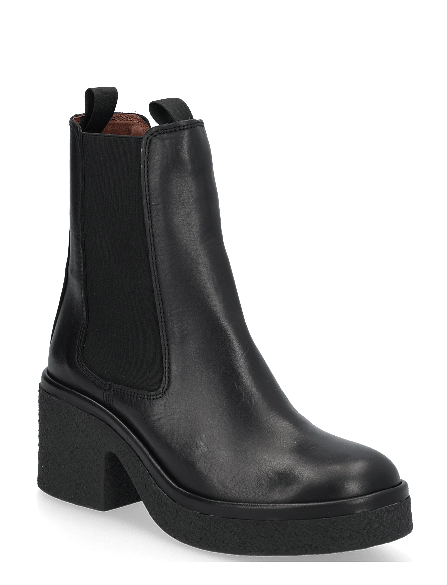Anonymous Copenhagen - Laurell 65 platform - chelsea-saapad - soft calf & sole black & black - 0