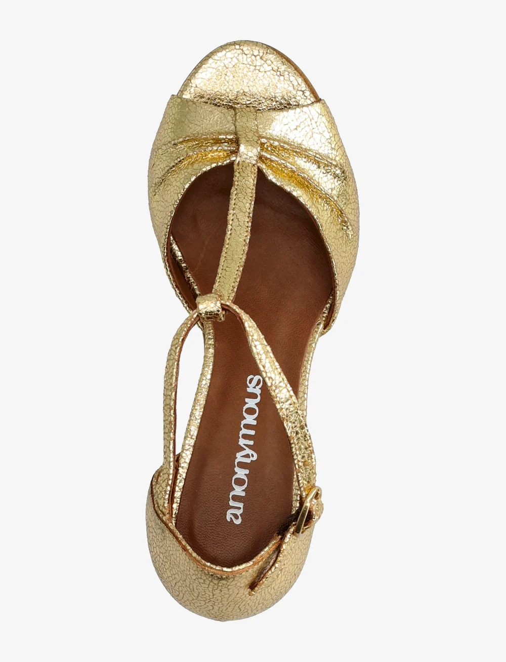 Anonymous Copenhagen - Linette 50 - sandaletten - crackled metallic goat gold - 3