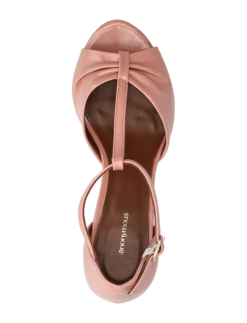 Anonymous Copenhagen - Linette 50 - hauts talons - crinkled polished goat misty coral - 3